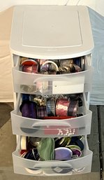 STERLITE 4 Drawer Rolling Storage Filled With Ribbons - (B5)