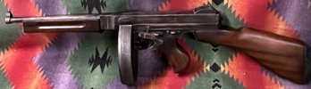 Resin & Wood Replica Of Thomson Submachine Gun - (GR)