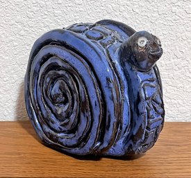 Art Pottery Snail Decoration