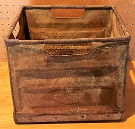 Vintage FOREMOST Metal Crate