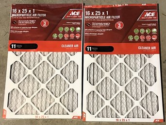 2 Microparticle Air Filters New In Packaging - (b5)