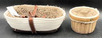 Cloth & Wicker Baskets - (BB4)