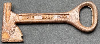 Vintage Dixie Beer CO. Cast Iron Axe Bottle Opener - (A5)