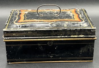 Vintage Metal Cash Box - (BB4)