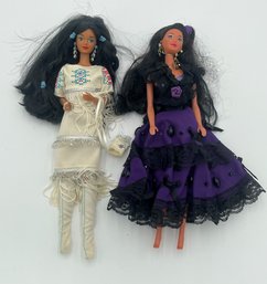 Collectors Edition Barbie's - Native American And Latina
