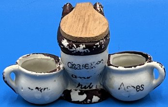 Vintage Ceramic Toilet Bowl Ashtray - (TR5)