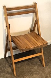 Folding Wood Chair - (U)