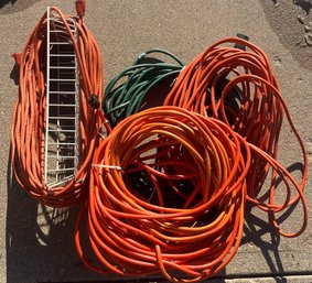 Lot Of 4 Extension Cords