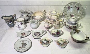 Collection Of Vintage Tea Dishes - (K)