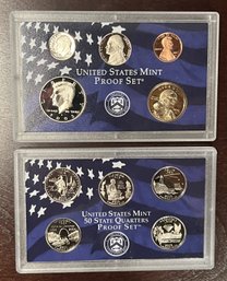 2003 Combo United States Mint Proof Set & State Quarters Set - No Box