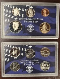 2001 Combo United States Mint Proof Set & State Quarters Set
