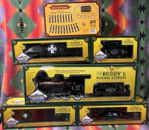 Limited Edition The Buddy L Railway Express 6 Box Electric Train Set New In Box - (TR1)
