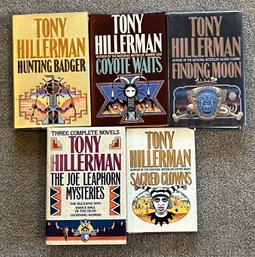 Tony Hillerman 5 Hardcover Book Bundle - (U)