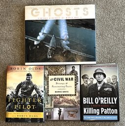 4 Military Hardcover Book Bundle - (U)