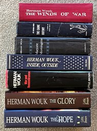 Herman Wouk 7 Hardcover Book Bundle - (U)