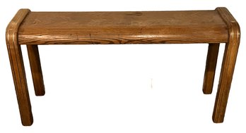 Long Wood Wall Table - (B)