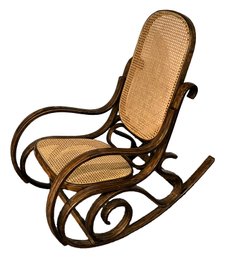 Classic Wood Rocking Chair - (B)