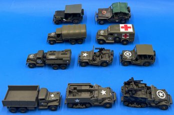Military Toy Car Bundle In Plano 11' Storage Organizer - (TR1)