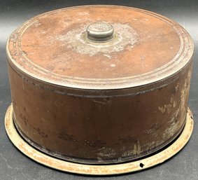 Vintage Metal Cake Saver Cover - (A5)