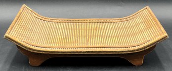 Vintage Bamboo Serving Tray - (U)