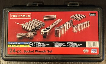 CRAFTSMAN 22 Piece Socket Wrench Set - (B)