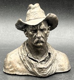 MICHAEL GARMAN Cowboy Bust #013S-Bronzetone - (B)
