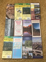 Lot Of 12 Road Maps