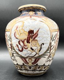 Stunning Hand Painted Vintage Vase - (K)
