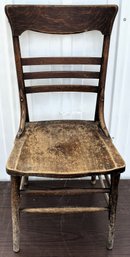 Vintage Wood Chair - (S)