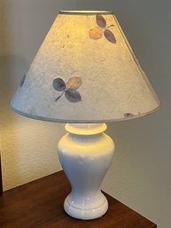 Leaf Shade Ceramic Table Lamp - (BR3)