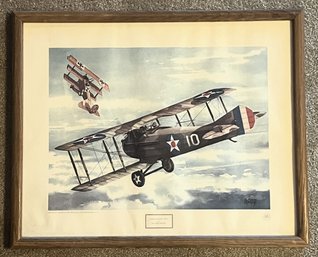 Wood Framed 'French Spad 1916 By Alfred Owles - (FR)