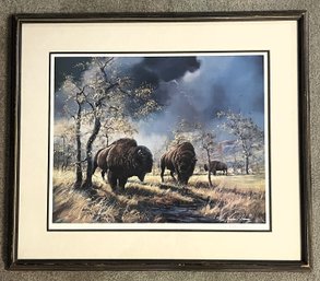 Artist Signed & Numbered Buffalo Print - (FR)