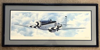 Artist Signed & Numbered 'P-51 Mustang' By Douglas J. Ivan - (FR)