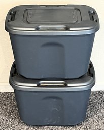 Lot Of 2 Stackable HOMZ Storage Totes - (B)