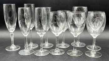 Assorted Wine Glasses & Champagne Flutes - (DRH)