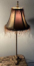 Metal Tasseled Shade Table Lamp - (FR)