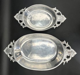 Gorgeous Pewter Serving Platters - (FRH)