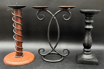 Tall Candle Holders - (FRH)