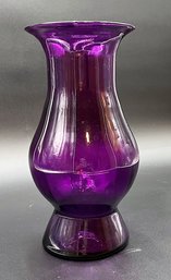 Hand Blown Purple Glass Vase (V1)