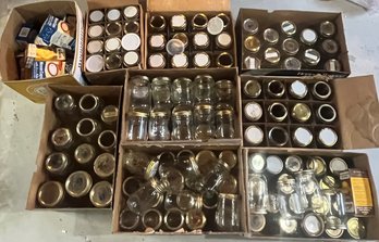 Huge Amount Of Canning Jars & Lids