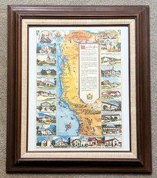 Wood Framed California Missions - (BR2)