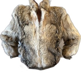 Genuine Coyote Fur Coat - (HC)
