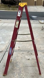 Werner 6 Foot Fiberglass Step Ladder - (G)