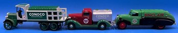 Lot Of 3 Gas Company Die-Cast Replica Trucks / Coin Banks (A2)