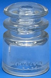 Vintage Armstrong's Tin Glass Insulator - (TR2)