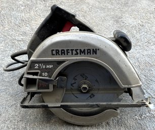 Craftsman 2 1/8 HP Double Insulated - 5000 RPM Circular Saw - (G)