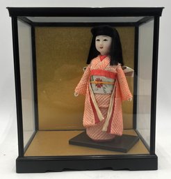 Display Box Geisha Doll - (O)