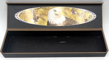Wooden Eagle Design Box - (O)