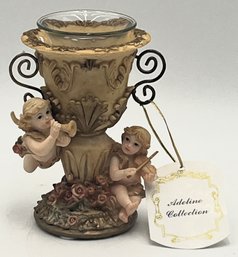 Adeline Collection Handmade Angel Tea Candle Holder New In Box - (O)