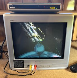 Magnavox 14' TV With RCA DVD Player - (BT)
